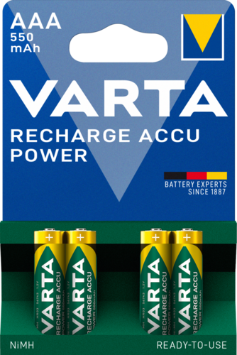 Recharge Accu Power AAA 550 mAh